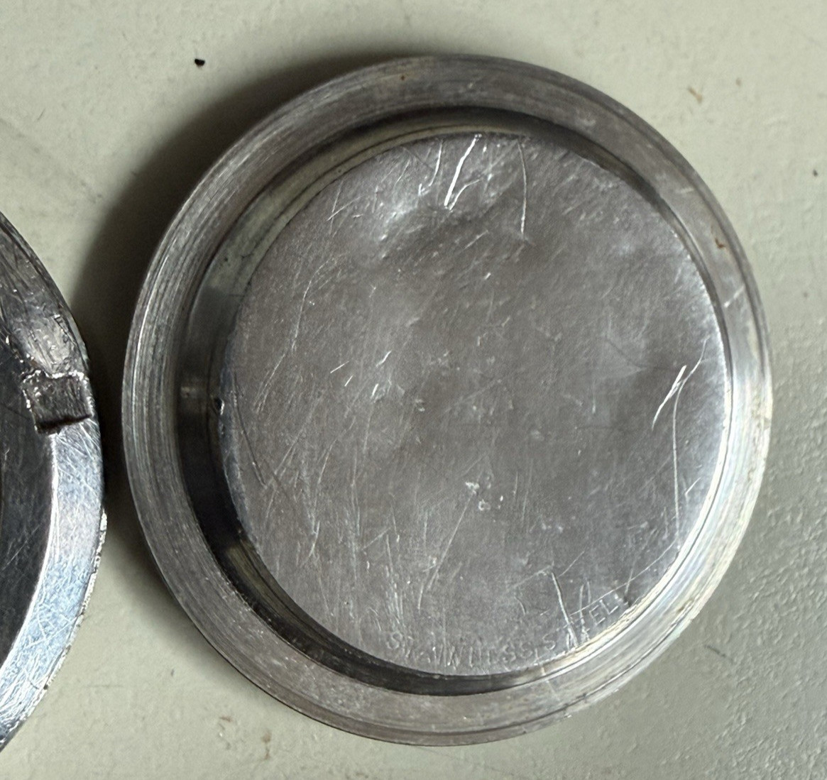 VINTAGE GIRARD PERREGAUX ALARM STAINLESS STEEL MANUAL WIND AS 1475 SWISS WATCH