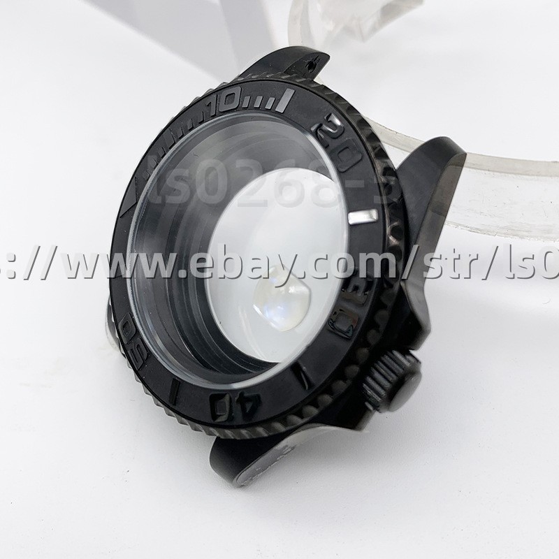Watch Case 40mm Sapphire Crystal Fits 8215 NH35 Movement
