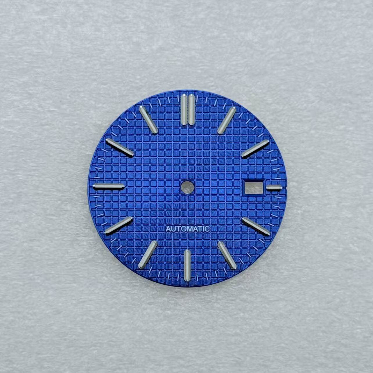 New NH35 Dial 31.8mm Green Luminous Dial Fit NH35 Movement Watch Accessories