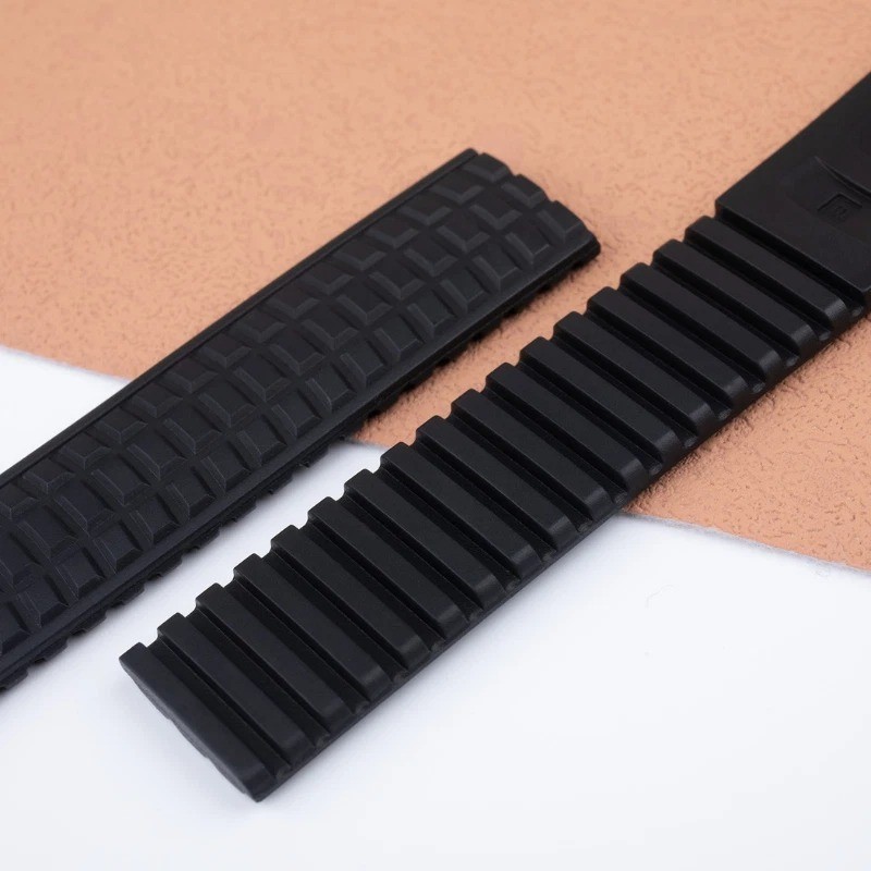 21/16mm Replacement Rubber Watch Strap Fits Patek Philippe Aquanaut Luce