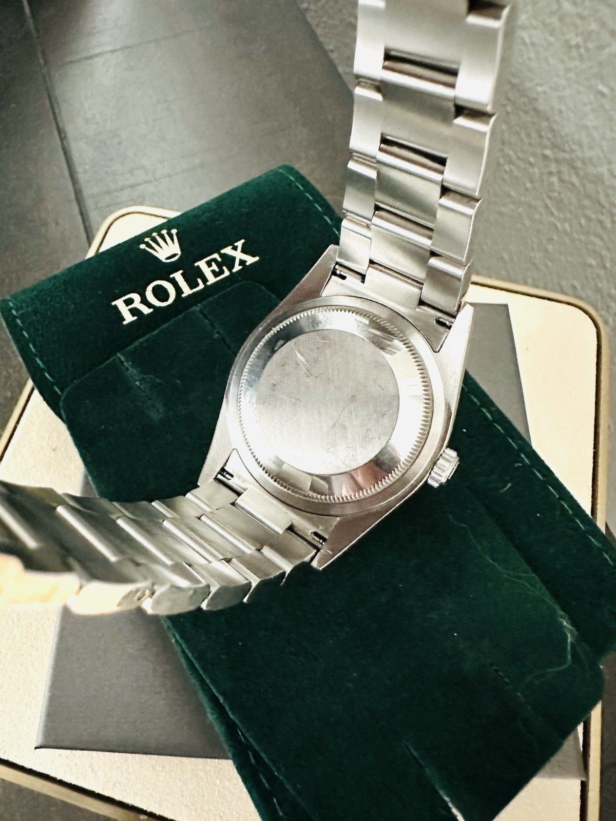 Men’s Stainless Rolex Explorer I Ref 114270 Black Dial Watch~ Z Serial