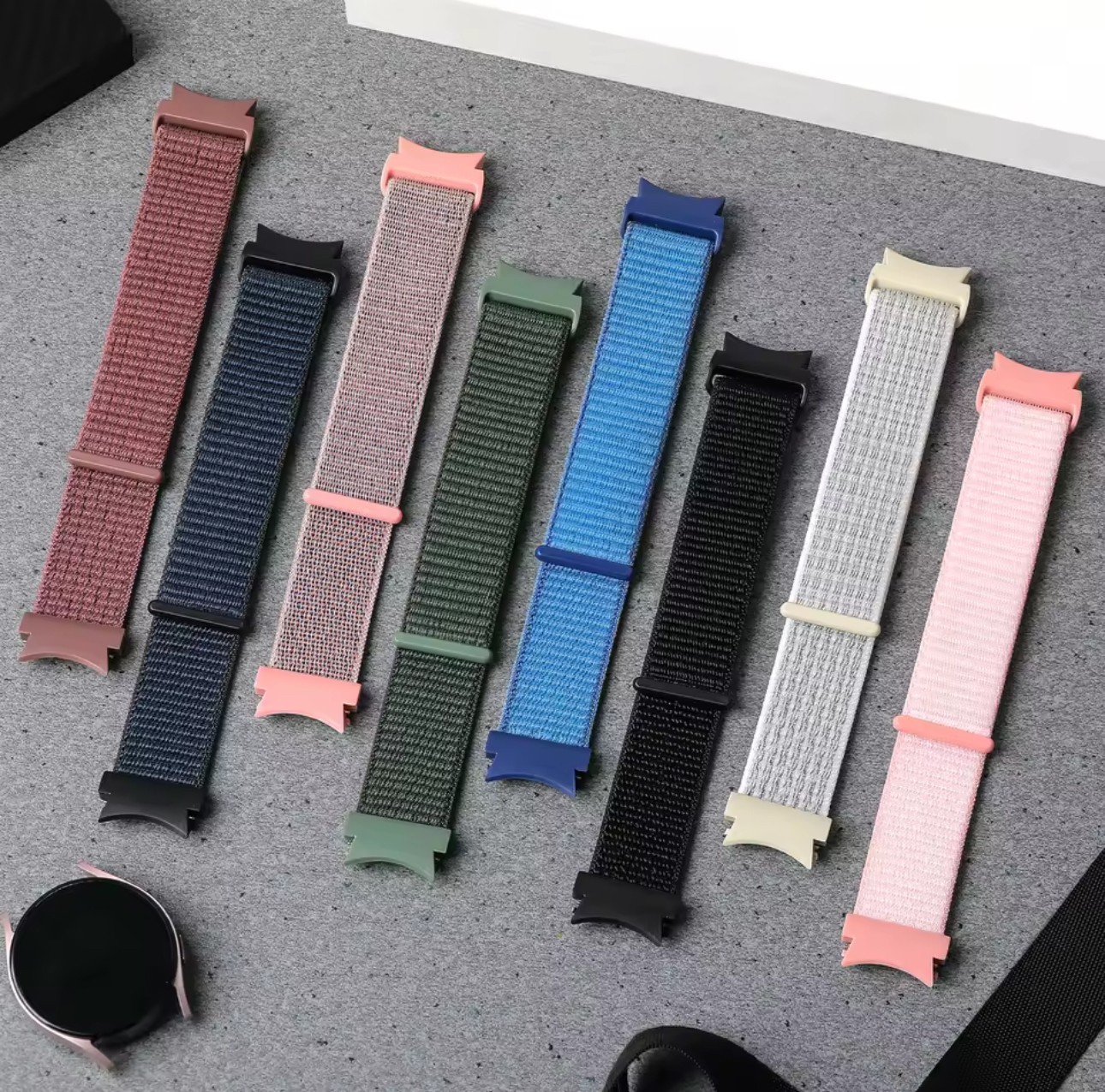 Sport Nylon Watch Band Strap For Samsung Galaxy Watch 4 5 6 7 40mm 44mm 45mm