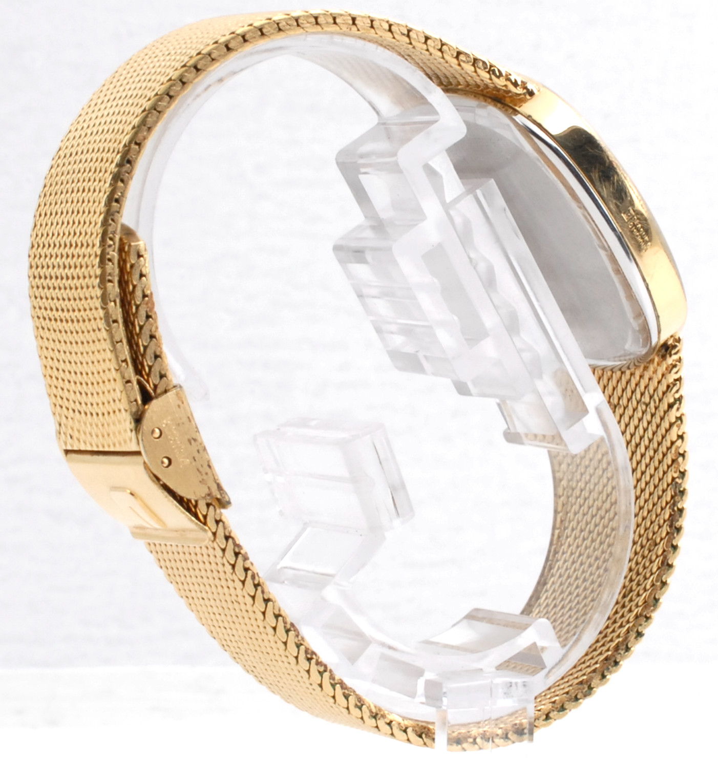 Rare UNIVERSAL GENEVE square Manual 1-42 VINTAGE gold electroplated G 10