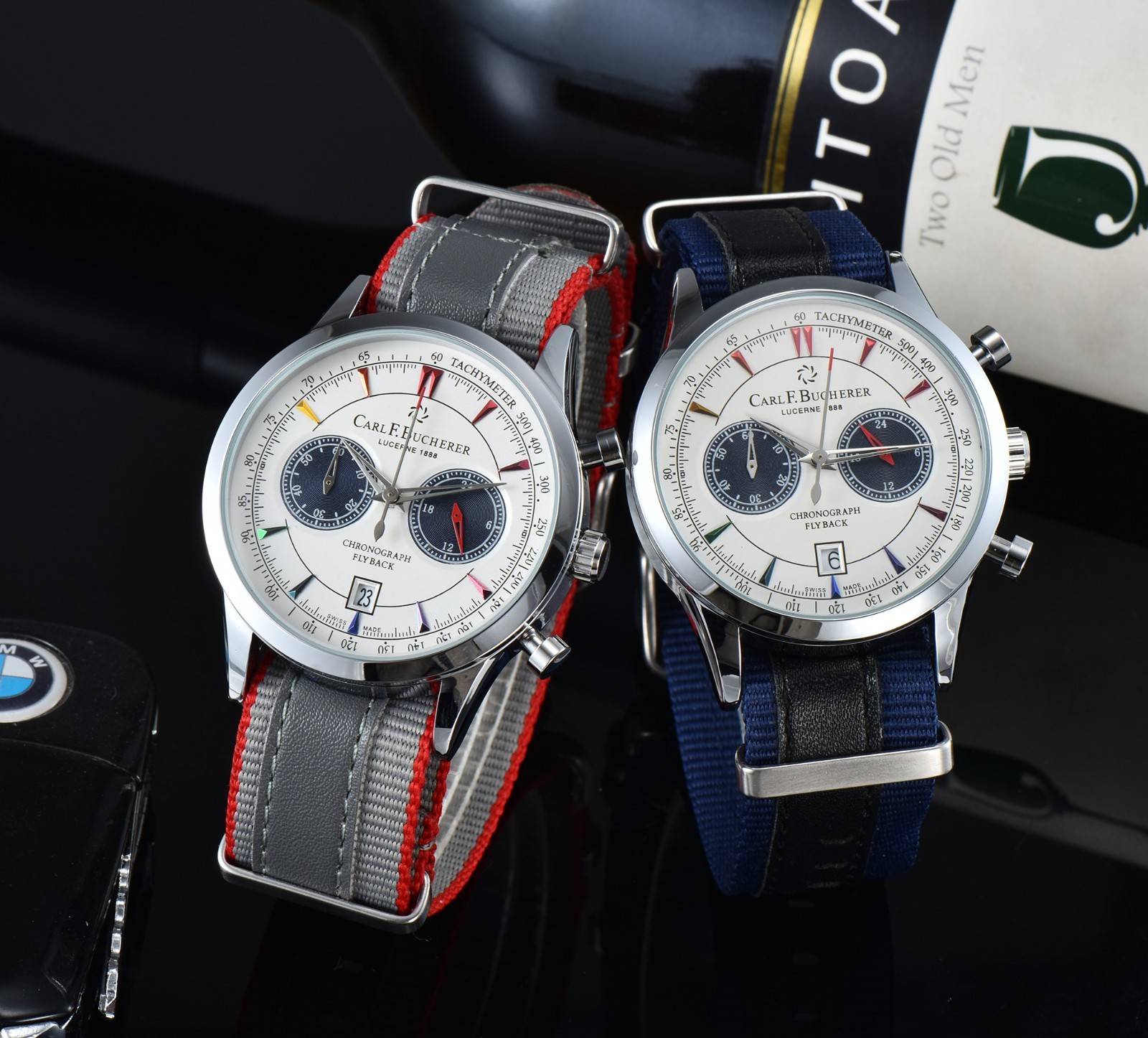 Carl F. Bucherer style multifunctional men’s chronograph watch