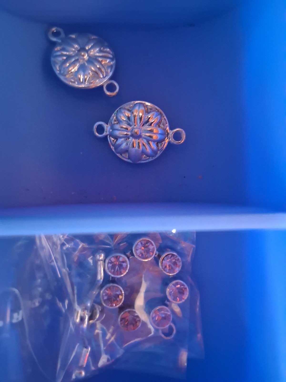 HUGE Mixed Charm Lot, Watch Faces W/batt, Toggles, Jump Rings, Clasps