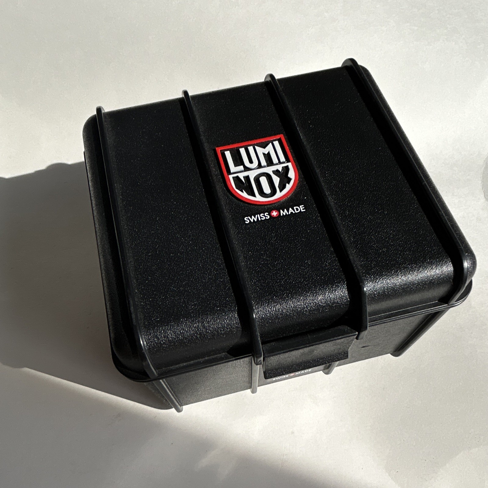 Luminox Navy SEAL Men’s Quartz 200m 45mm Black Dial SS Bracelet Date w/ Box