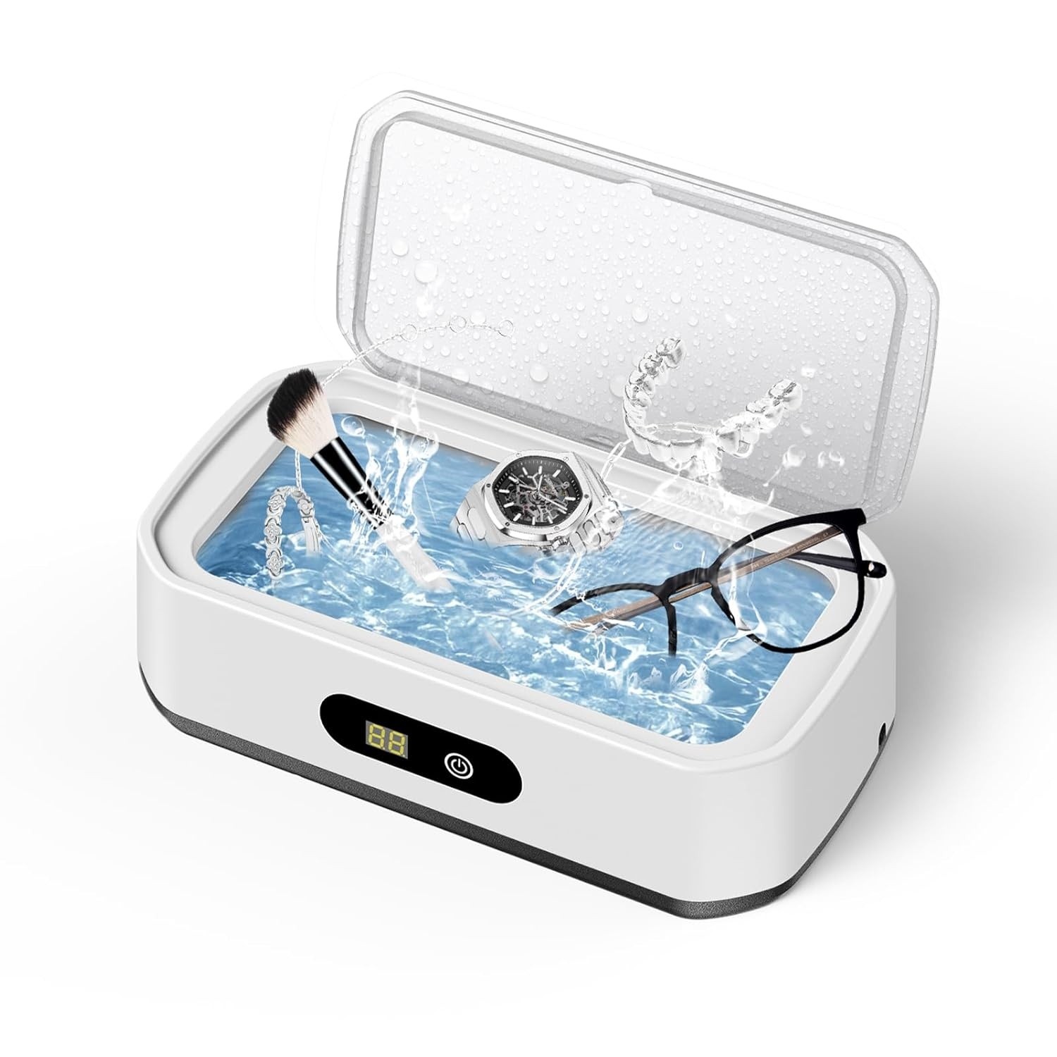Ultrasonic Jewelry Cleaner w/ 5 Mode & Digital Timer UltraSonic Cleaning Machine