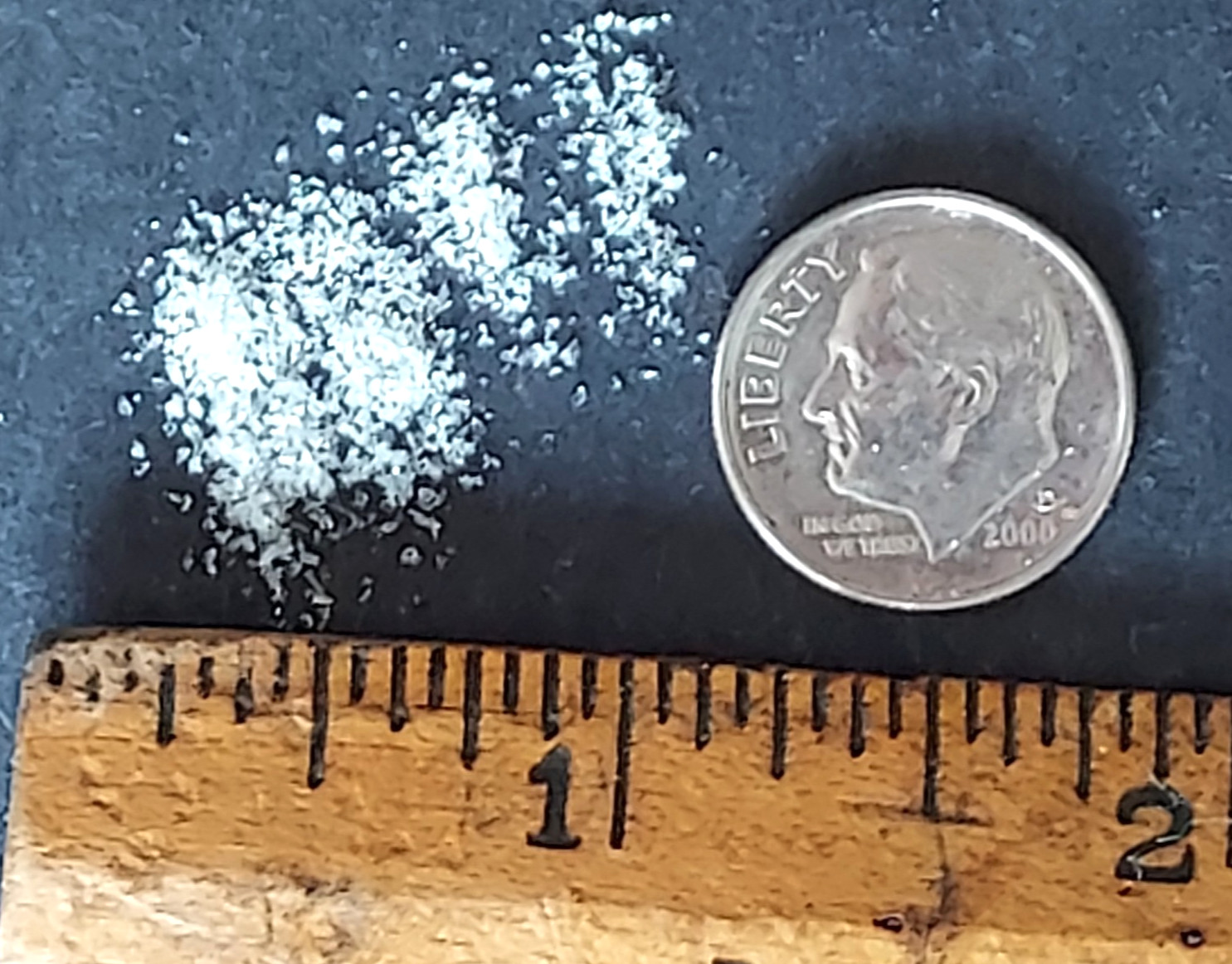 50.00 Cts / Carats / 10 grams REAL White Diamond Dust / Powder. Good Deal!