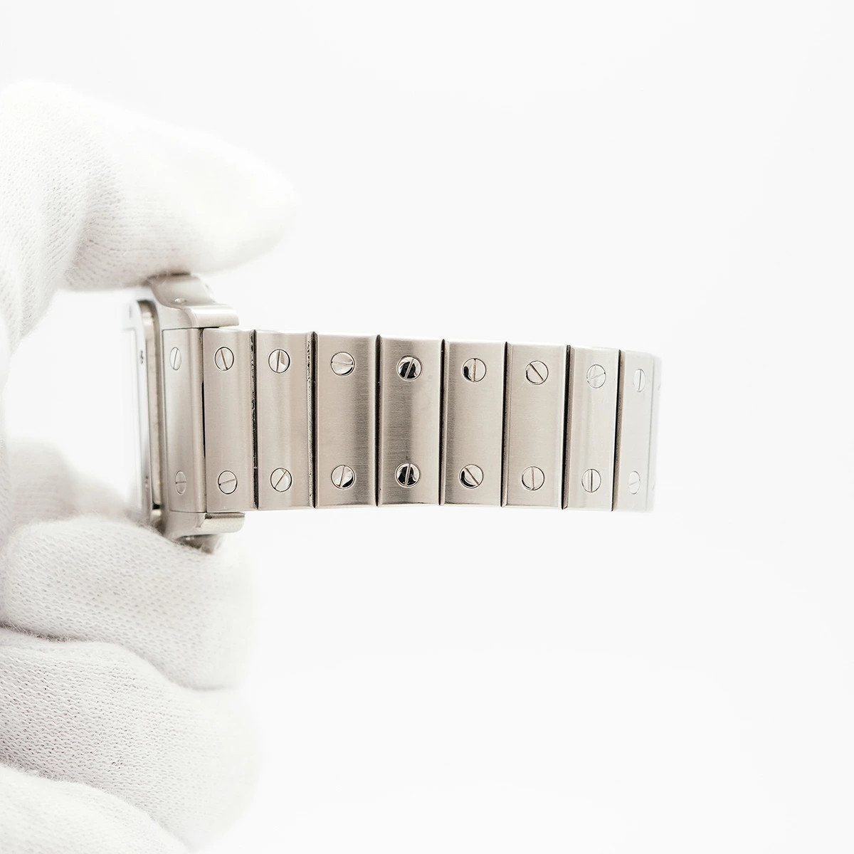 Cartier Santos Galbee XL W20098D6 32.1mm Silver Dial Automatic 2007 #OTW014