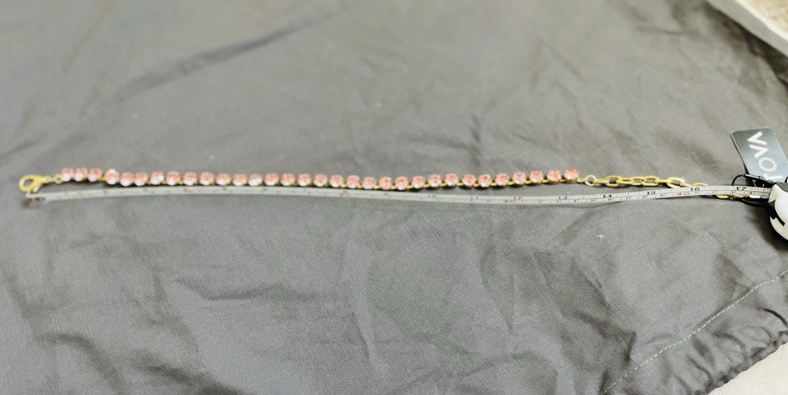 TOVA- Salon de Bijoux The Oakland Necklace Rose Gold Tone New with Tags