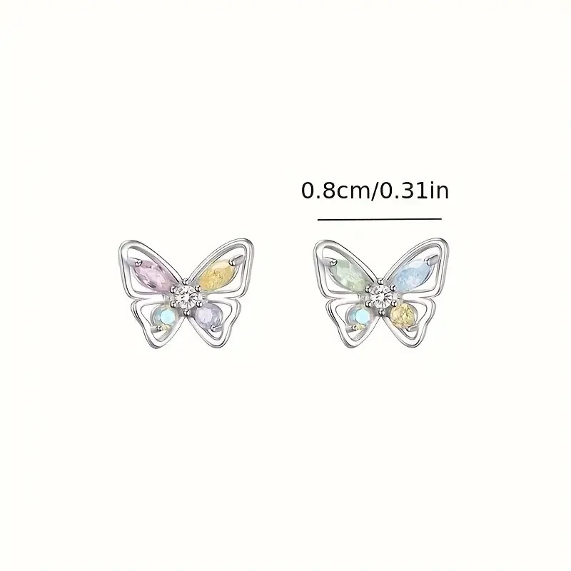 Elegant Butterfly Earrings Cute Sweet Ear, Alloy, for Holidays and Parties