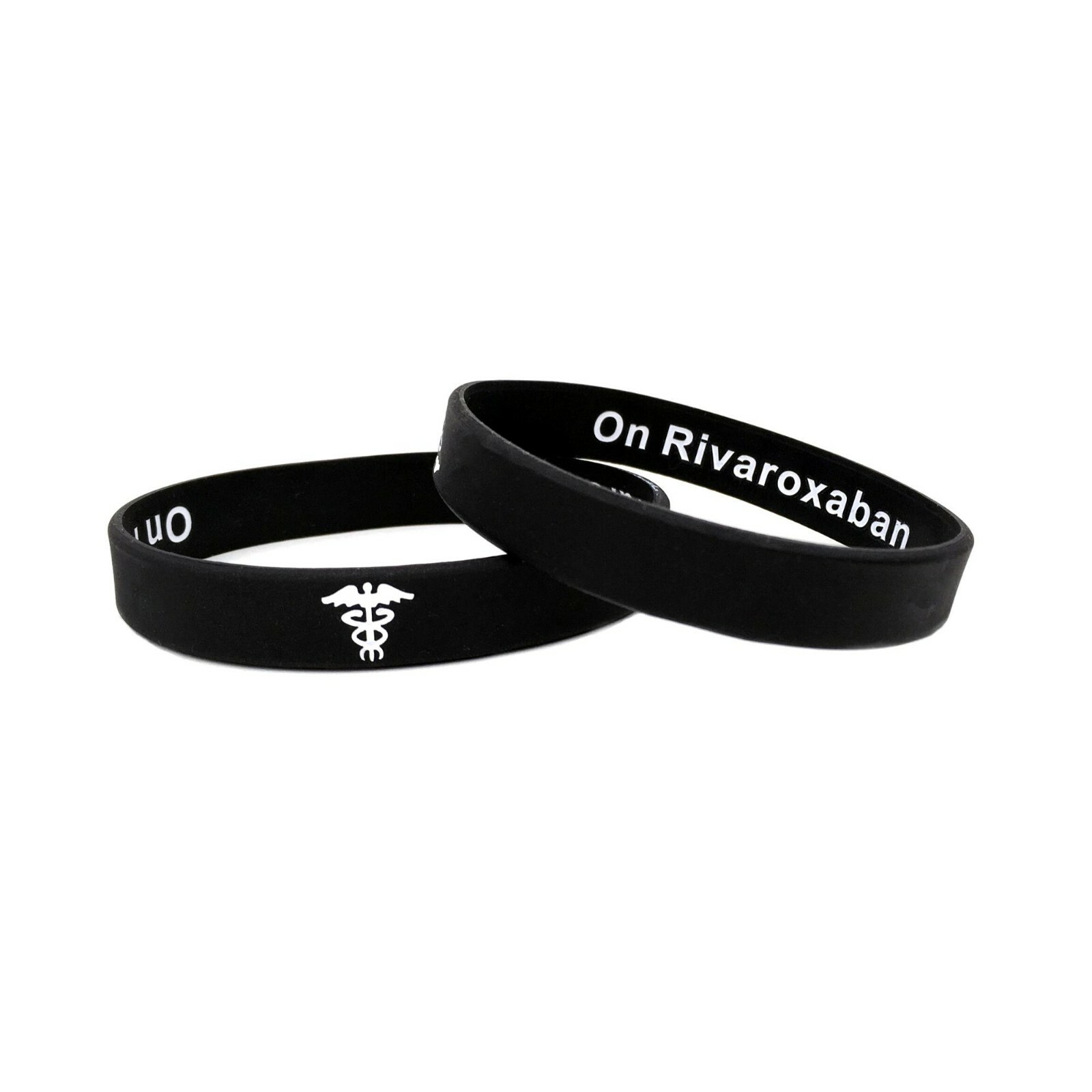 Discrete Rivaroxaban Wristband Anticoagulant Medical Alert Band For Blood 202mm