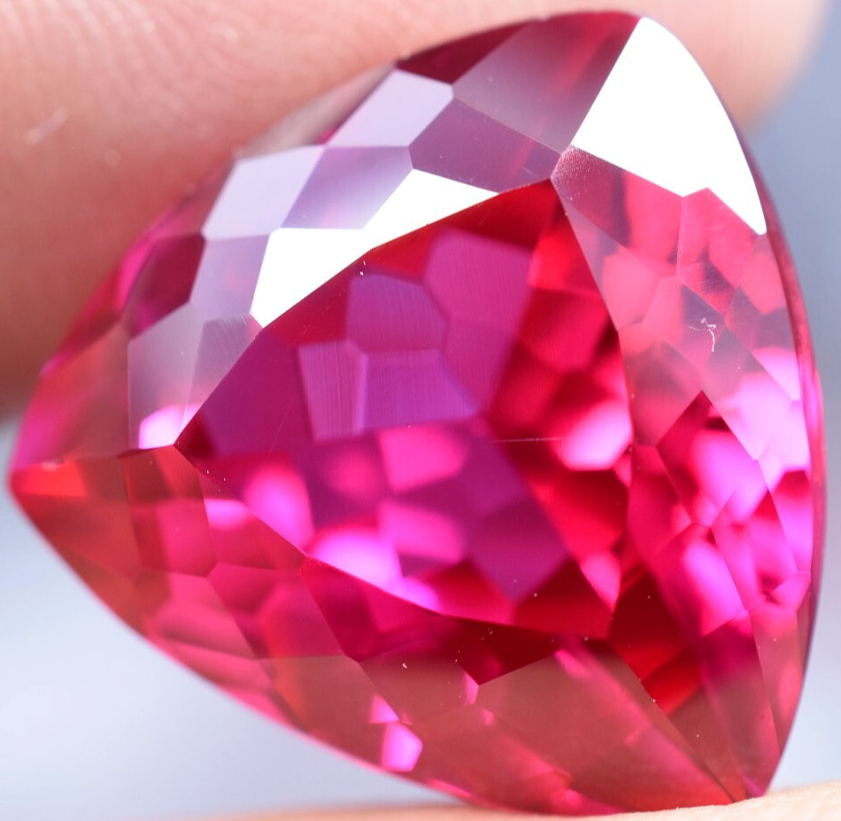 Extremely Rare & Natural 22.65 Ct SUNRISE RUBY GGL Certified Loose Gemstone