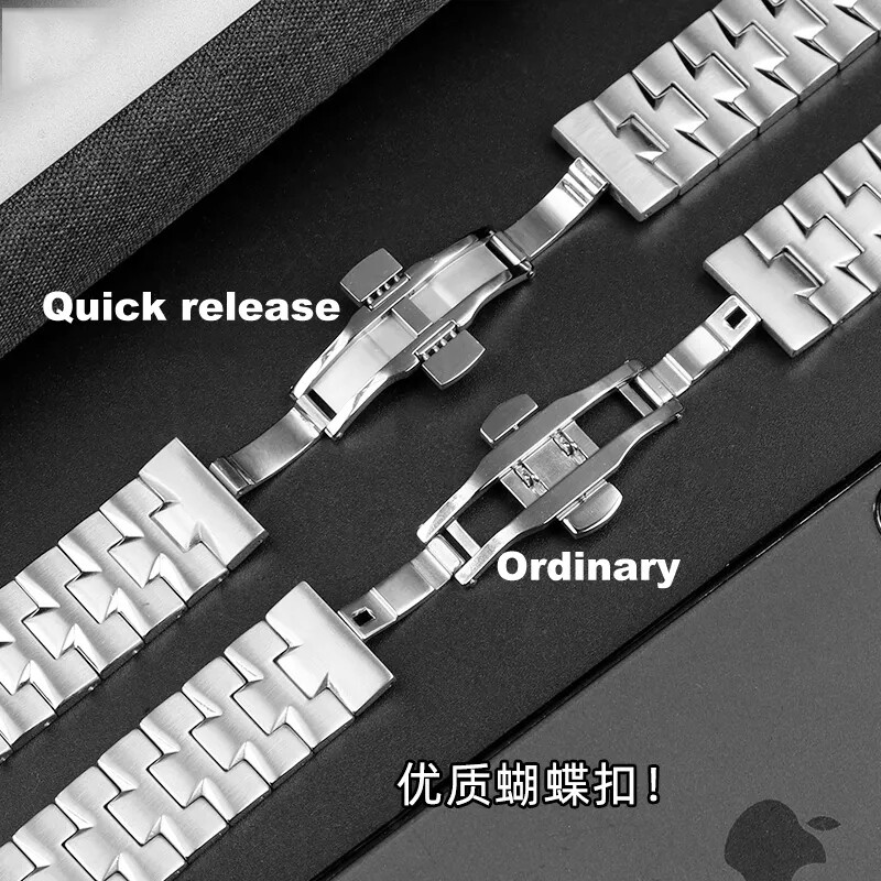 7 8 8.5mm Stainless Steel Watch Band Strap For Vacheron Constantin 47040 Bracket