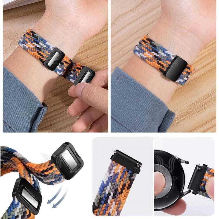 Band Strap For Huami Amazfit GTR 4 3 2 2e Stratos GTS 4 3 2 Bip Magnetic Braided