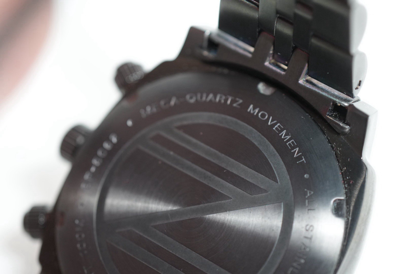 Spinnaker Mecha-Quartz Quartz Chronograph 40-43.9mm Black Dial SS 100m