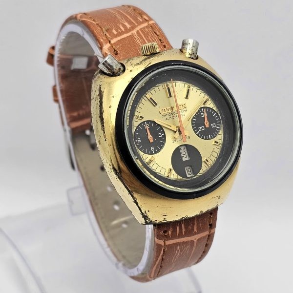 Citizen Brad Pitt Bullhead 67-9020 Chronograph 8110A Vintage Men’s Watch