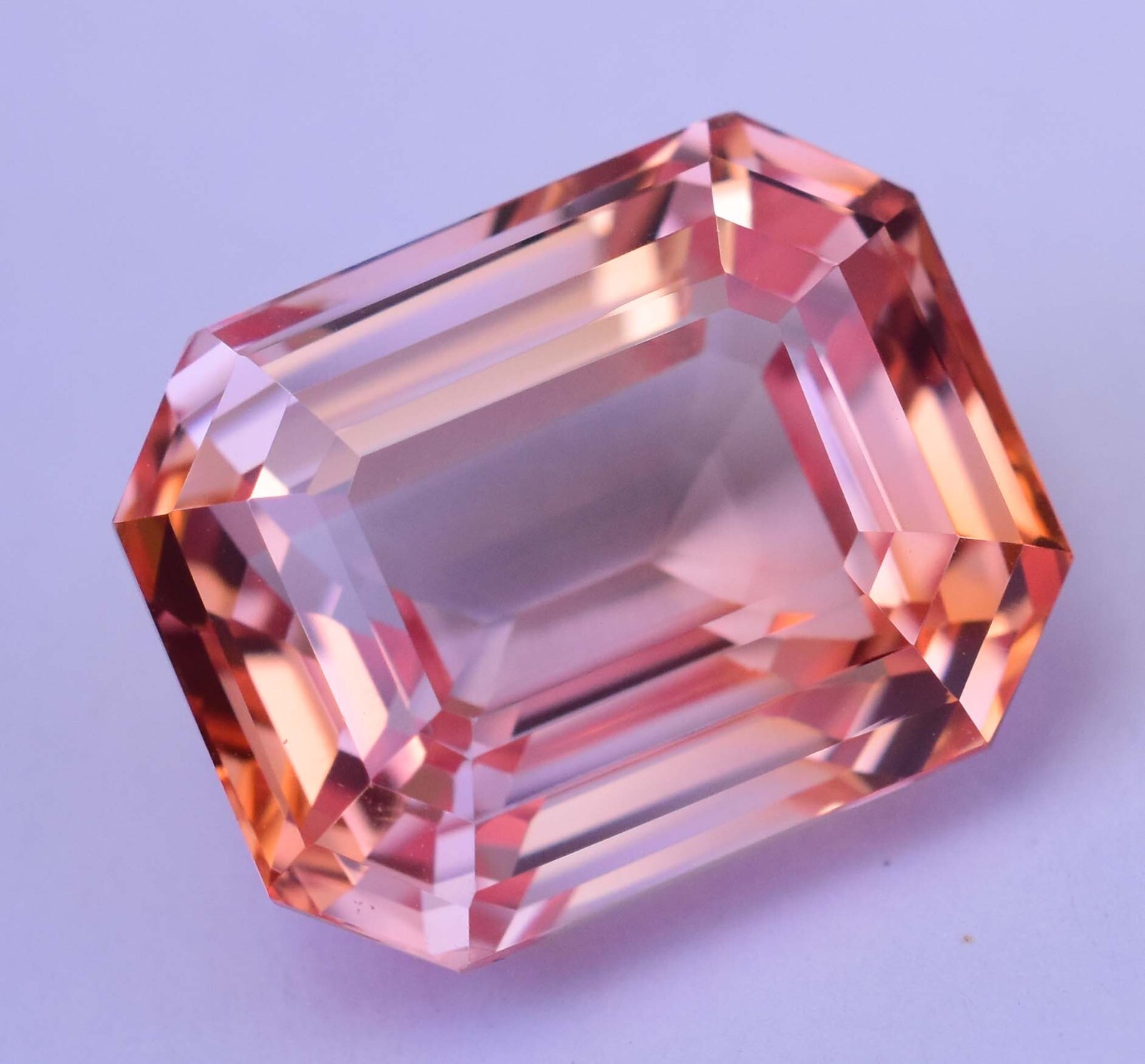 Natural imperial Topaz 21.70 Ct Octagon Stunning Unheated AGL Certified Gemstone