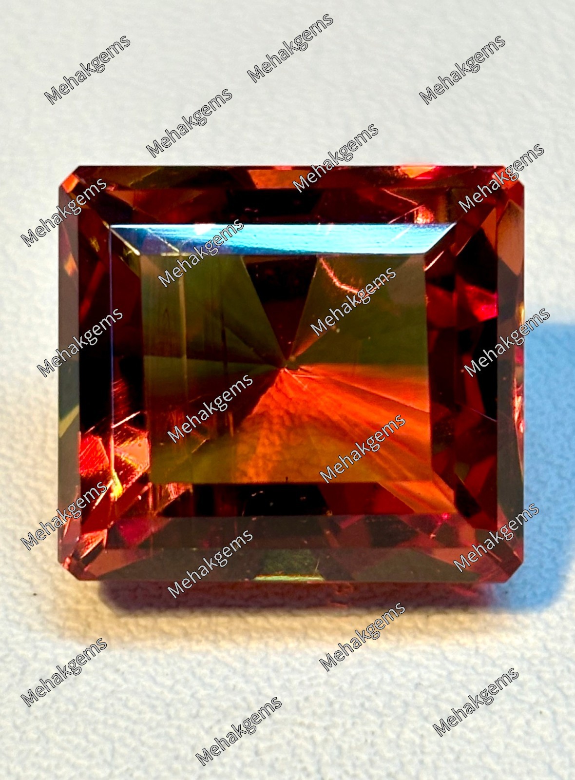 55ct Emerald Cut Zultanite Gemstone | Color Changing Diaspore, Precision Cut
