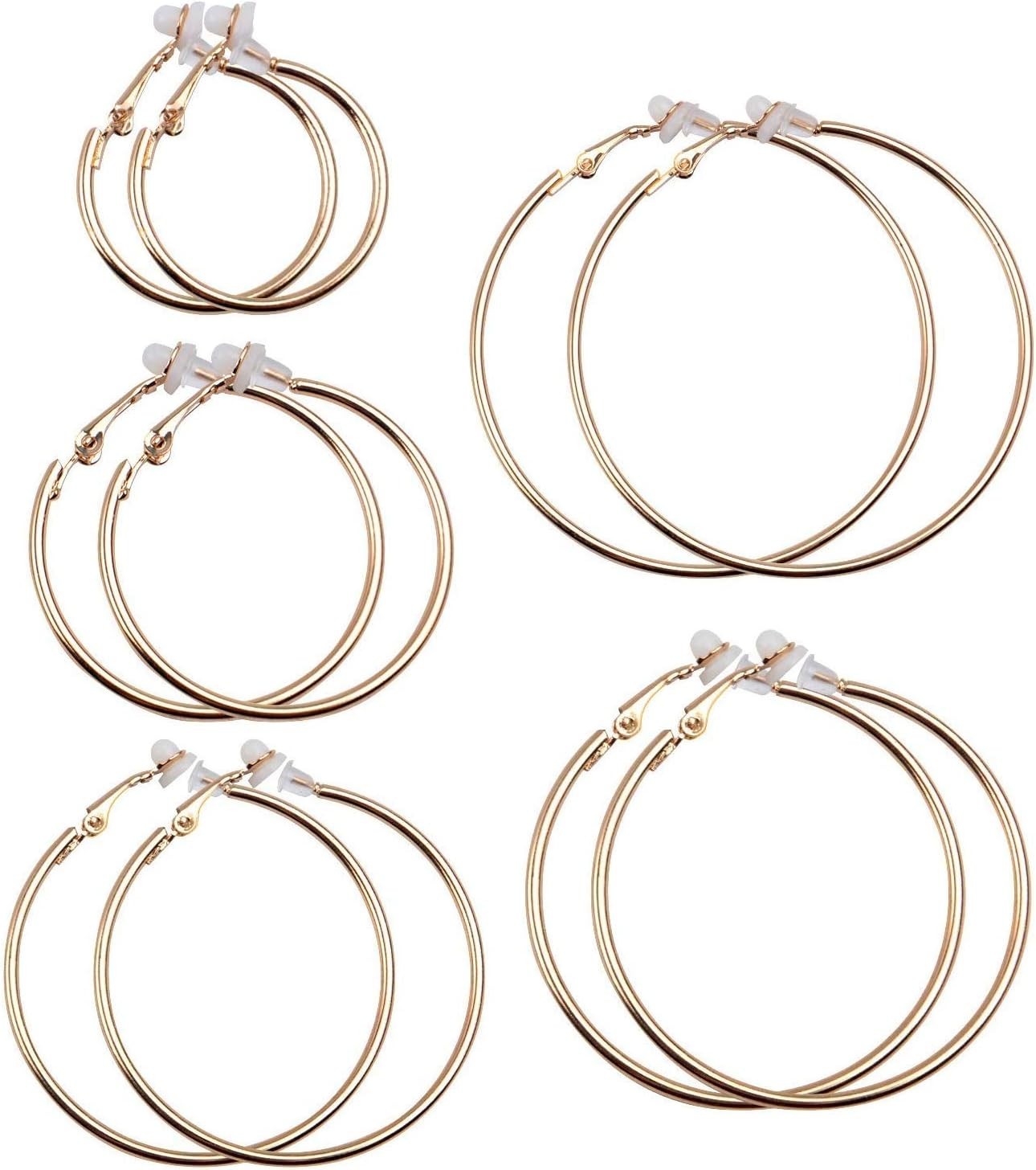 5 Stylish Gold Clip On Hoop Earrings – Non-Piercing Luxury for Every Occasion