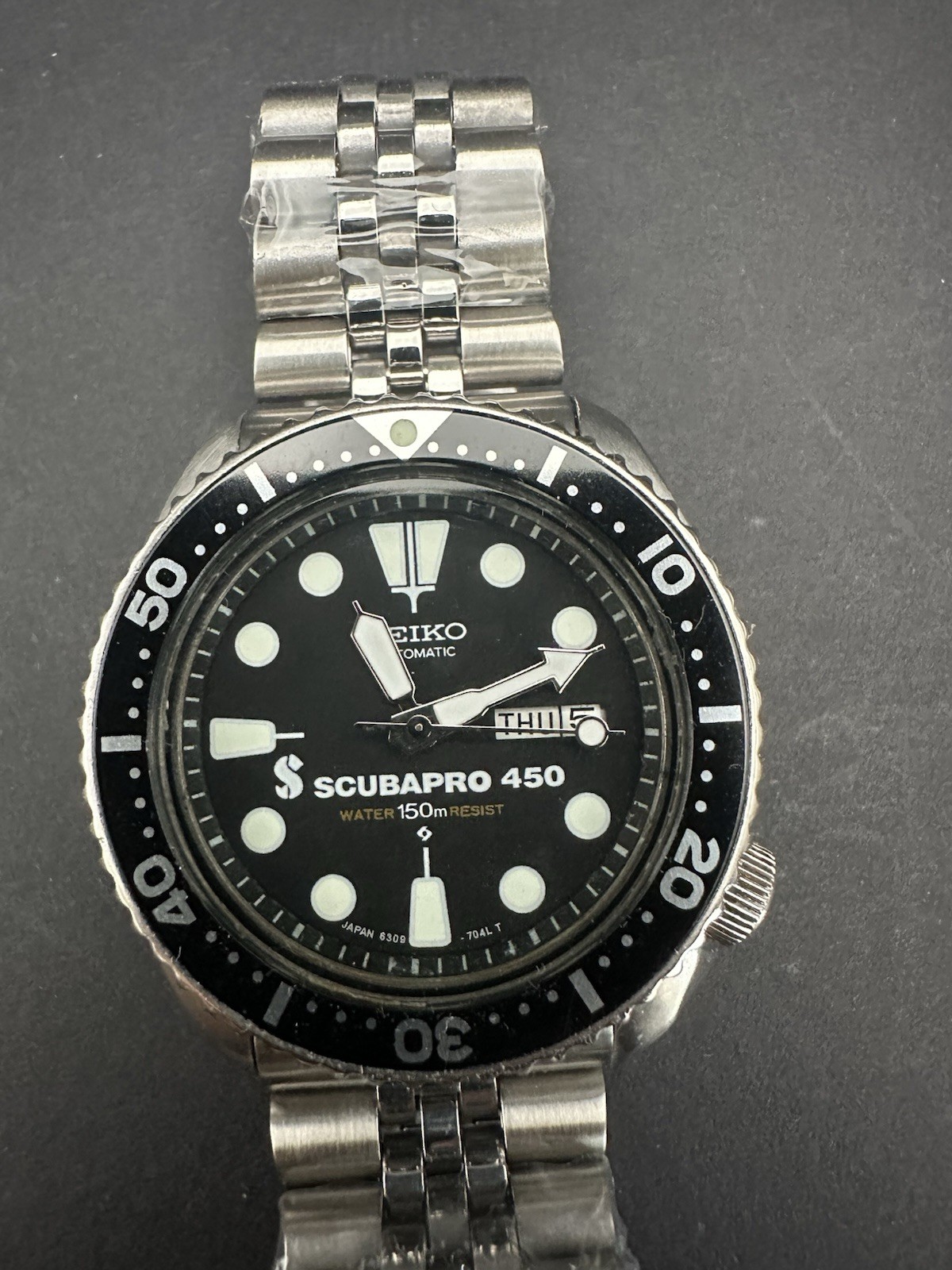 Seiko 6309-729A Scubapro 450 1988 Automatic Diver 41mm Day Date JDM Watch