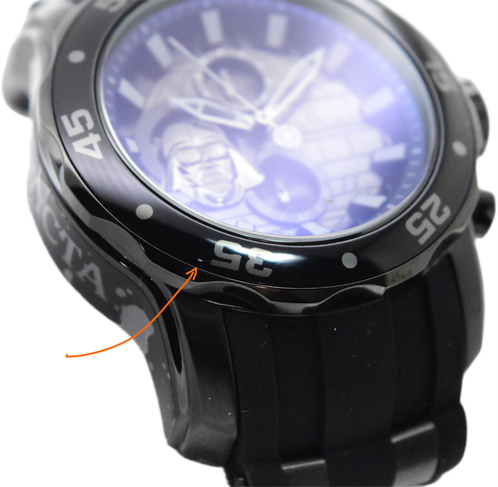 Invicta Star Wars Darth Vader Mens 48mm Limited Edition Black Chrono Watch 32526