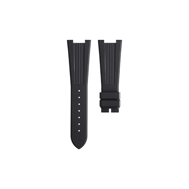 25mm Short FKM Rubber Strap Band Fits Patek Philippe Nautilus Series Watches