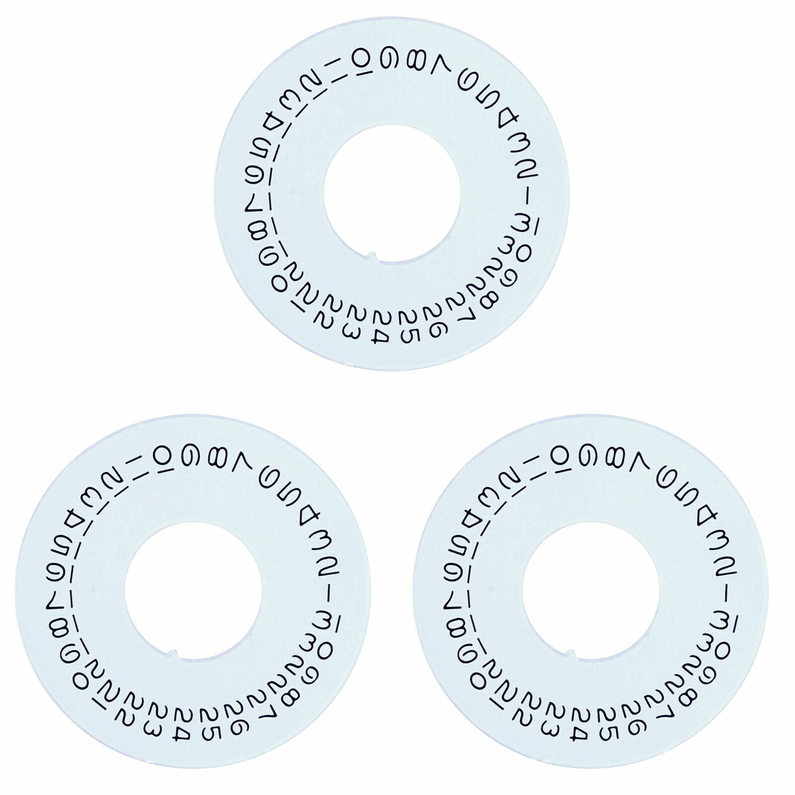 3 CALENDAR DATE DISC FOR ROLEX PRESIDENT 1801 1802 1803 1811 1814 1815 6611WHITE