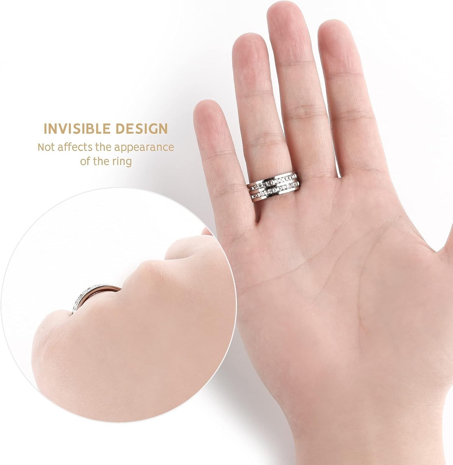 Ring Size Adjuster Loose Rings Invisible Reducer Jewelry Guard Sizer Tightener