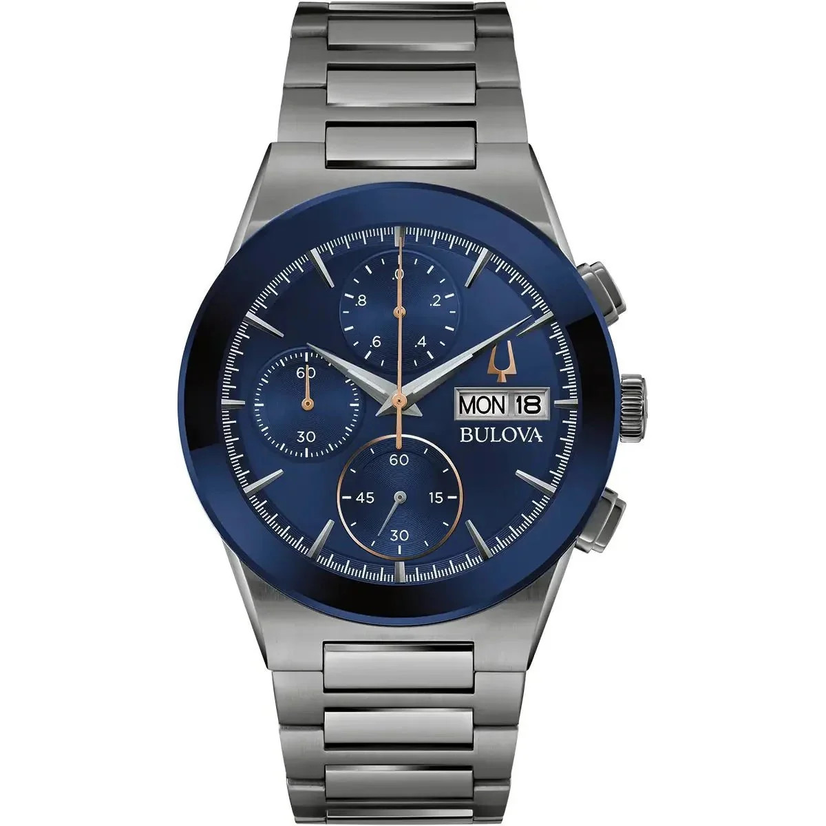 Bulova 98C143 Mens Millennia Blue Watch