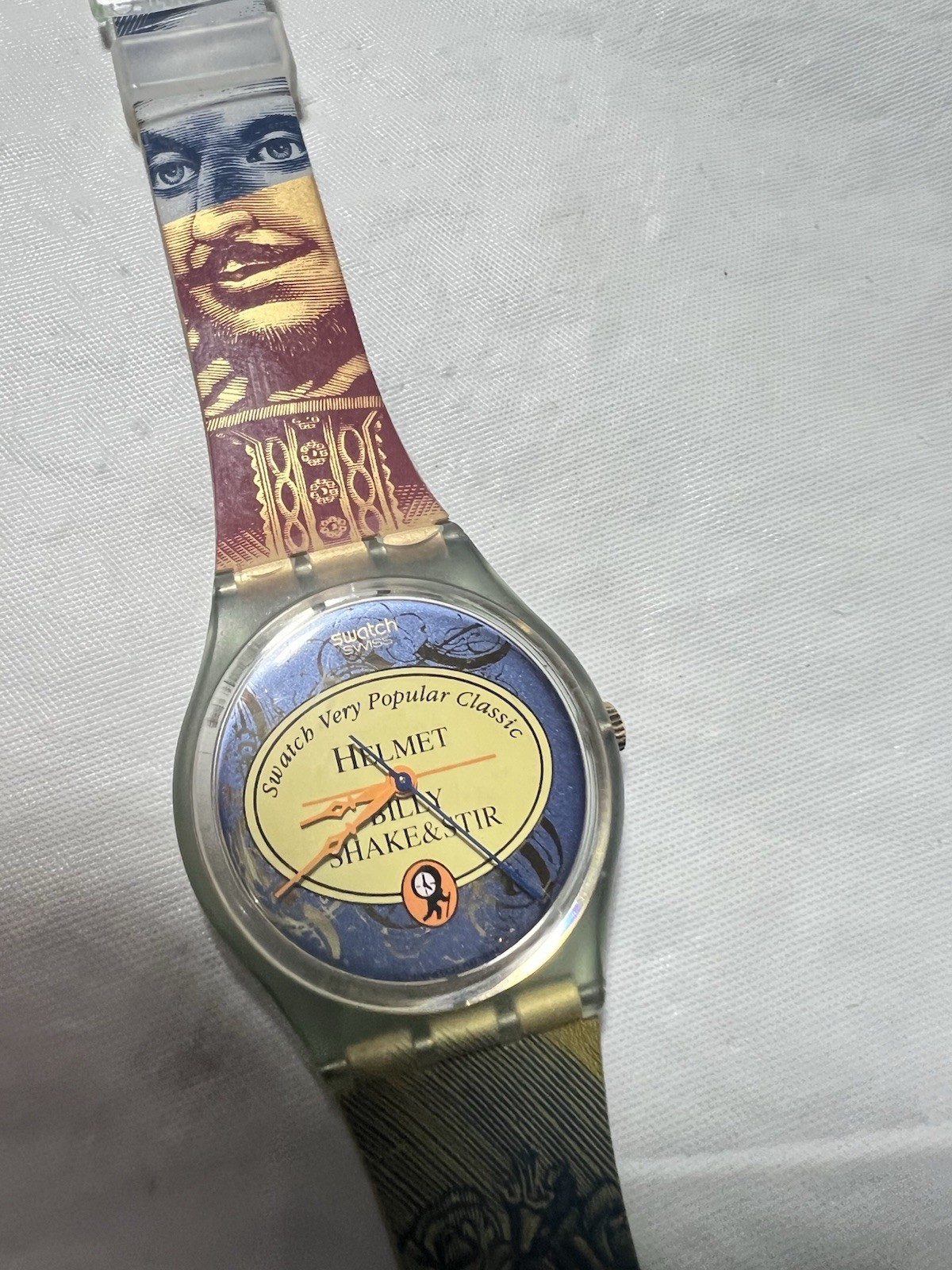 Swatch AG1997,(helmet) Gent,Graphic Strap,GG173,(Billy Shake&Stir),34mm Unisex