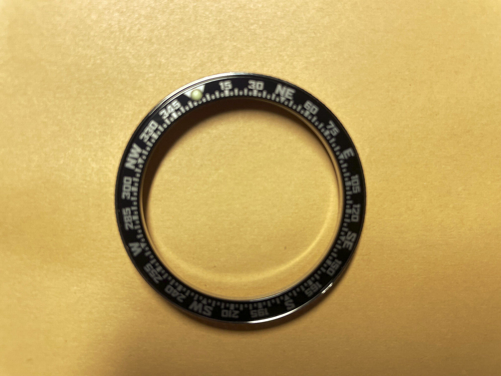 NEW COMPASS INSERT KNURLED Bezel for Vostok Amphibian Komandirskie Watch ENCBX