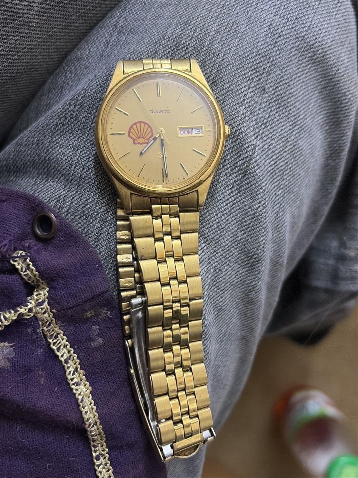 Seiko Shell S.o.c. 1991 s.a.f.e. Award Cognac Unit Watch
