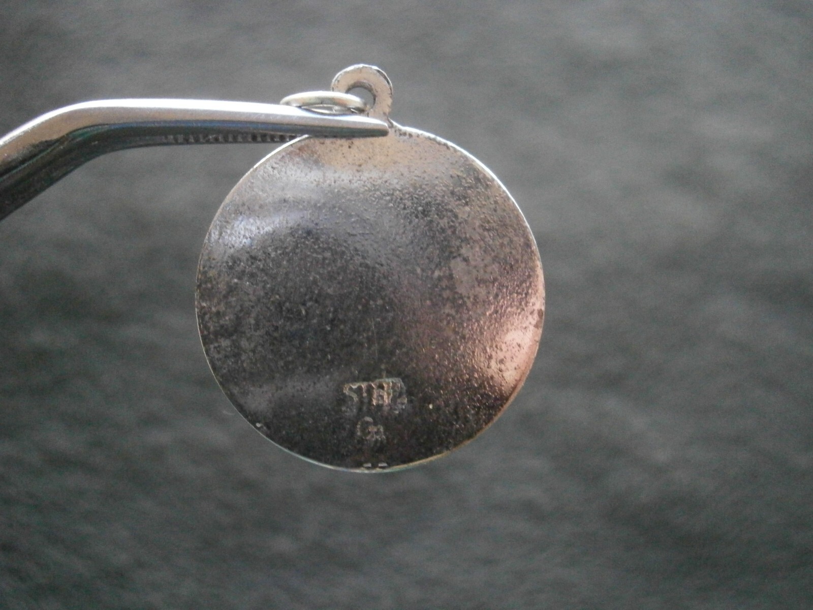 Date to Remember Vintage Sterling Silver Charm Pendant 3.0g No Engraving