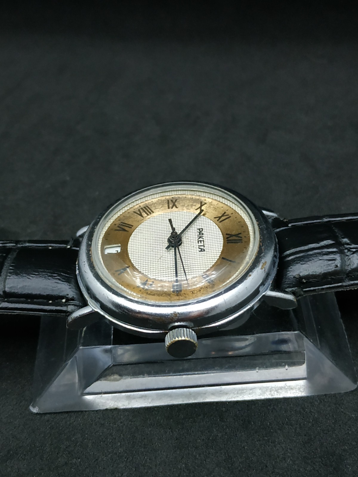 Men’s Dress Vintage USSR Watch Raketa Mechanical 2614.H Retro Soviet ☭