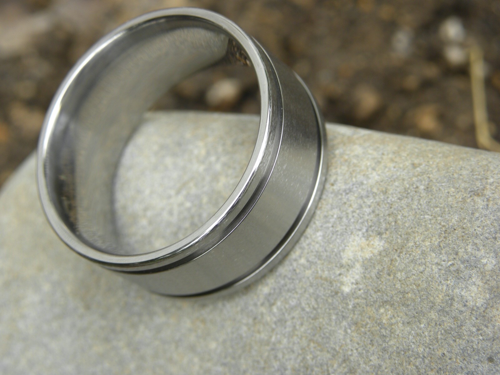 12mm Wide Solid Titanium Ring, Men’s Jewelry, Wedding, Anniversary Band