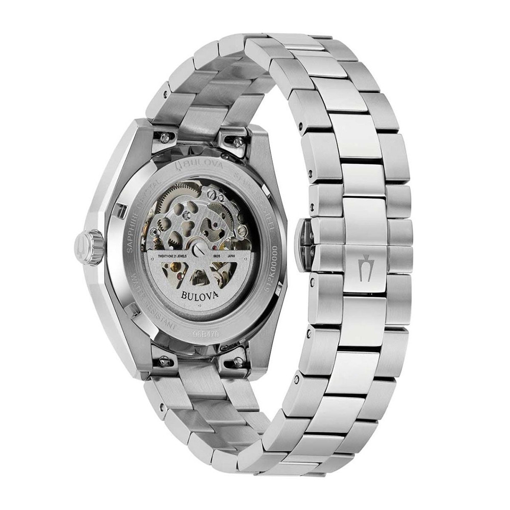 Bulova Classic Surveyor 96B470 Automatic Stainless Steel Men’s Watch 39 mm