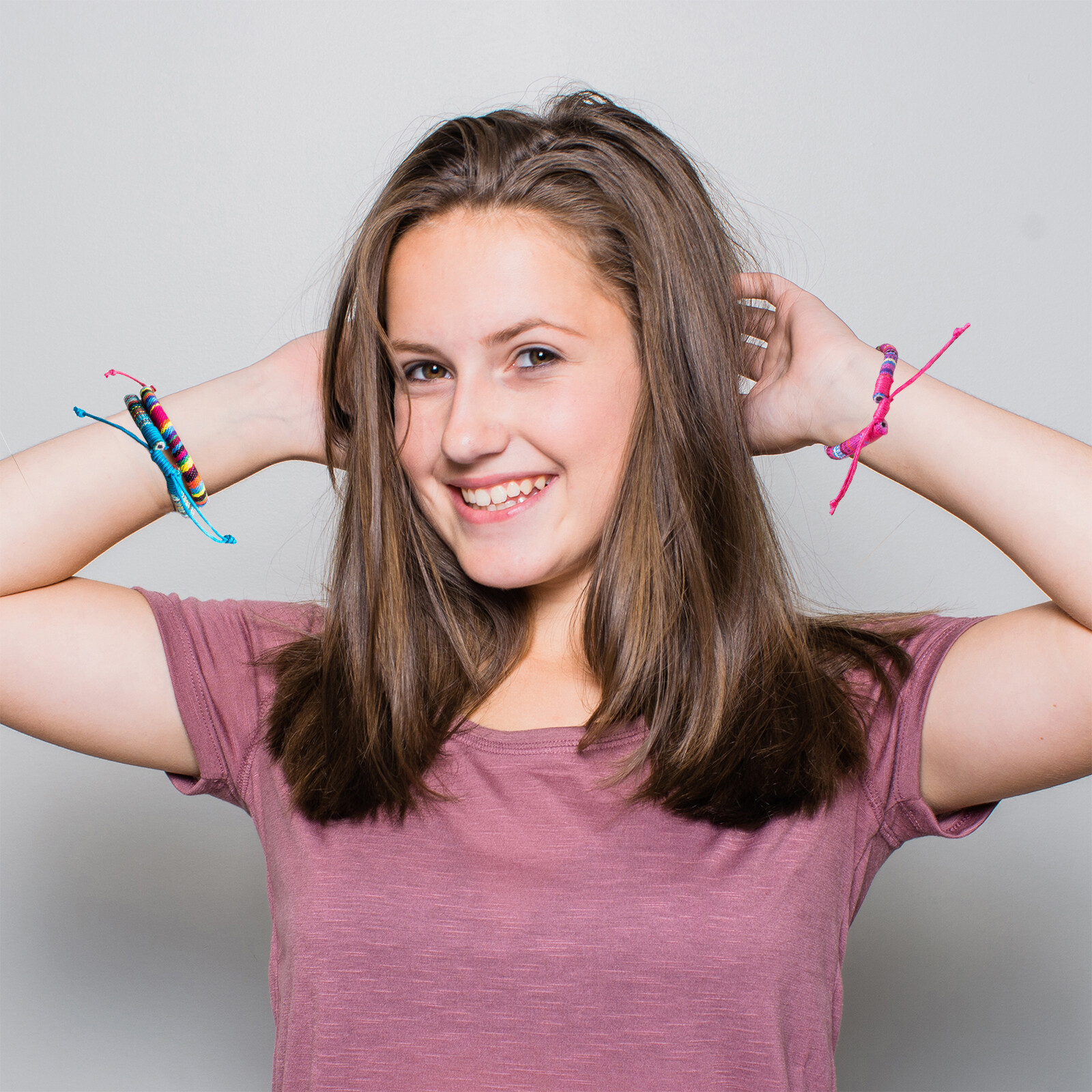 12 VSCO Bracelets for Teen Girls, VISCO Girl Braided Friendship Bracelets