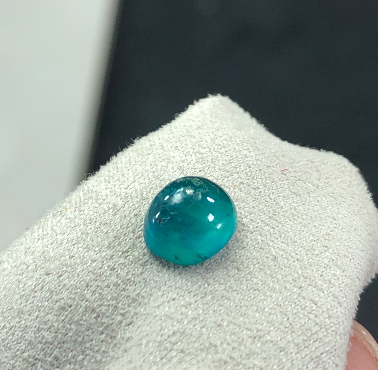 1.15 Carat Natural Bluish-Green Color Hauyne Cabochon (sodalite)