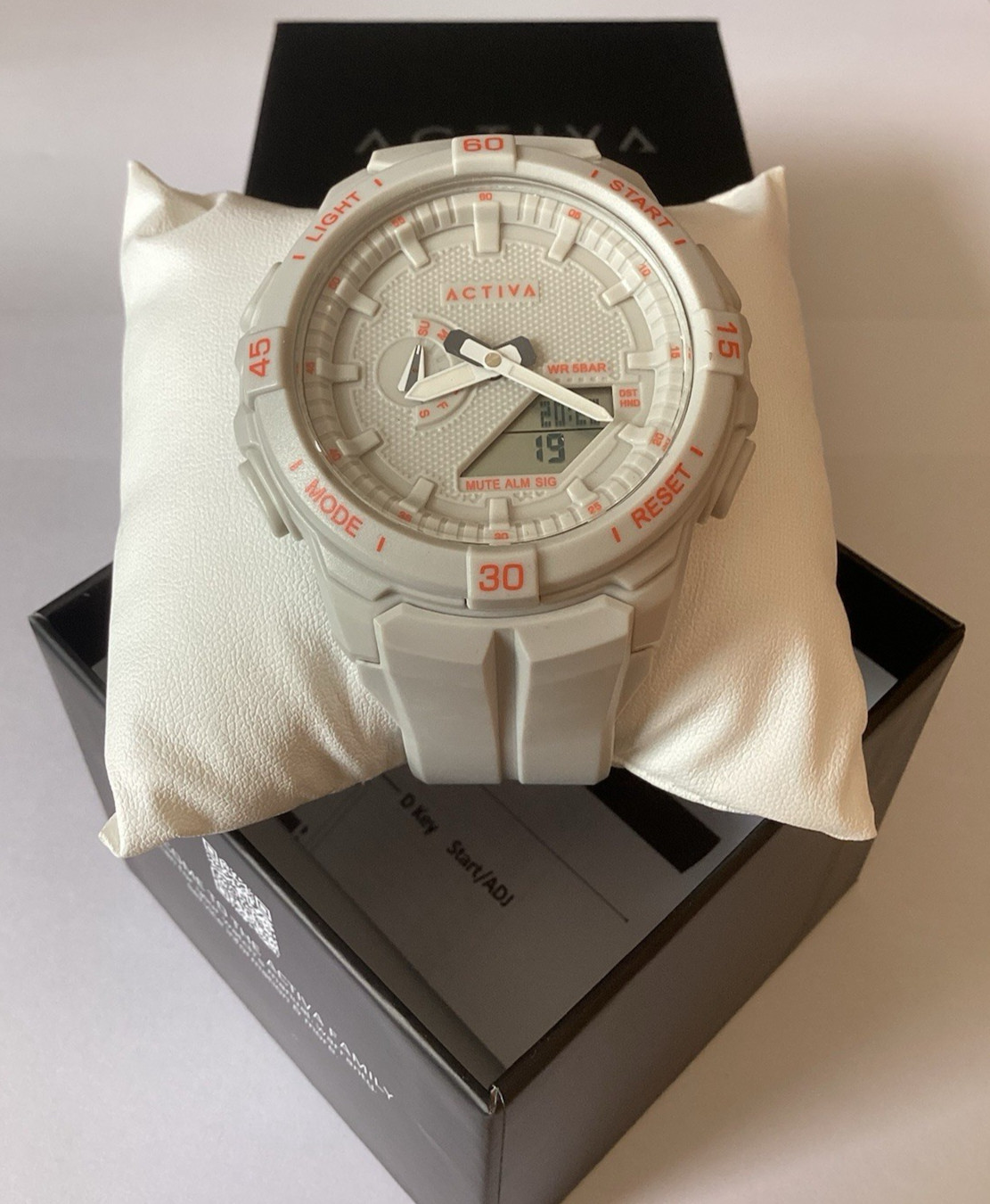 Activa X Invicta Digital Essentials Men’s Watch 53mm Grey ACW2583-002 Brand New