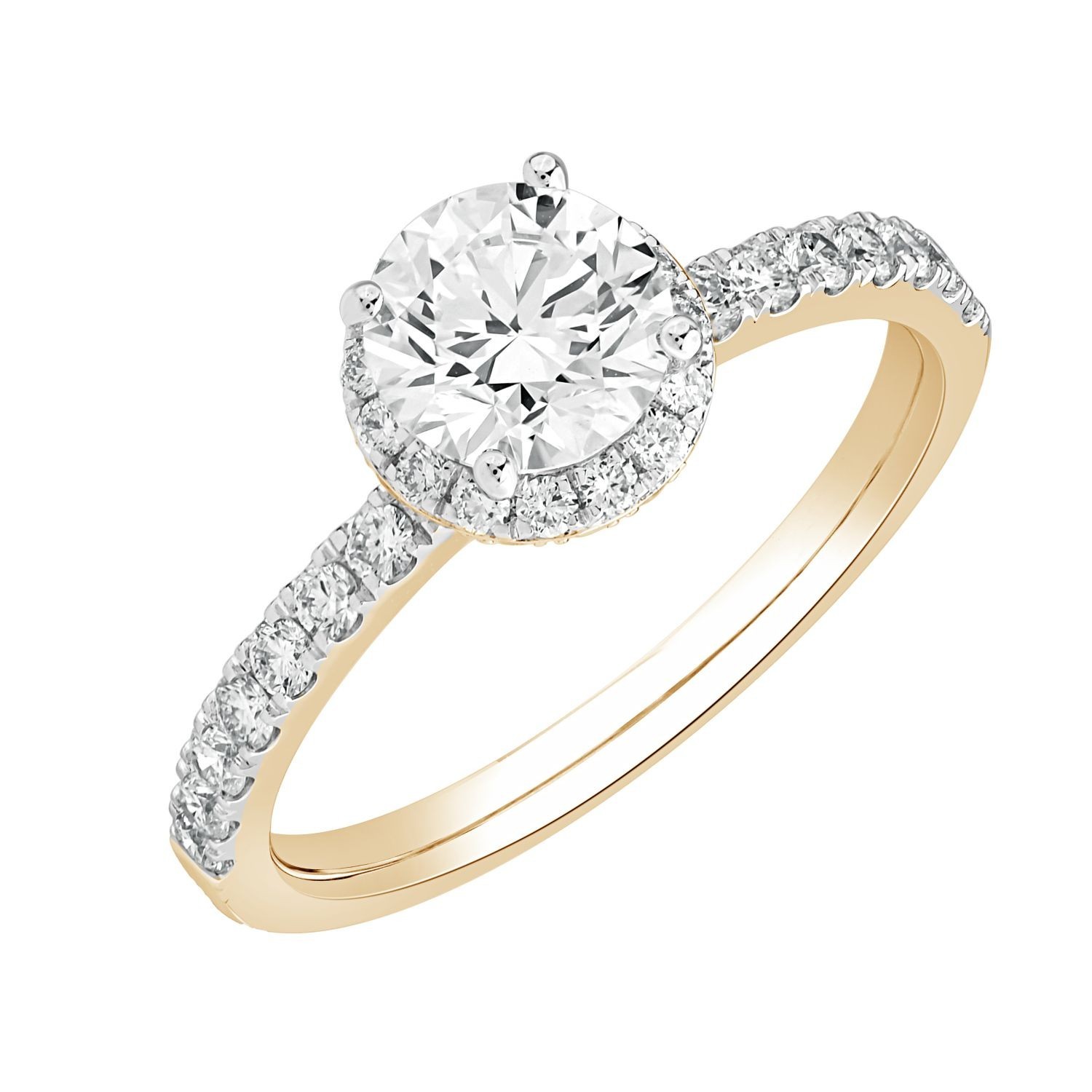 1.20CT Round Lab Grown Diamond Women’s Halo Engagement Ring 925 sterling Silver