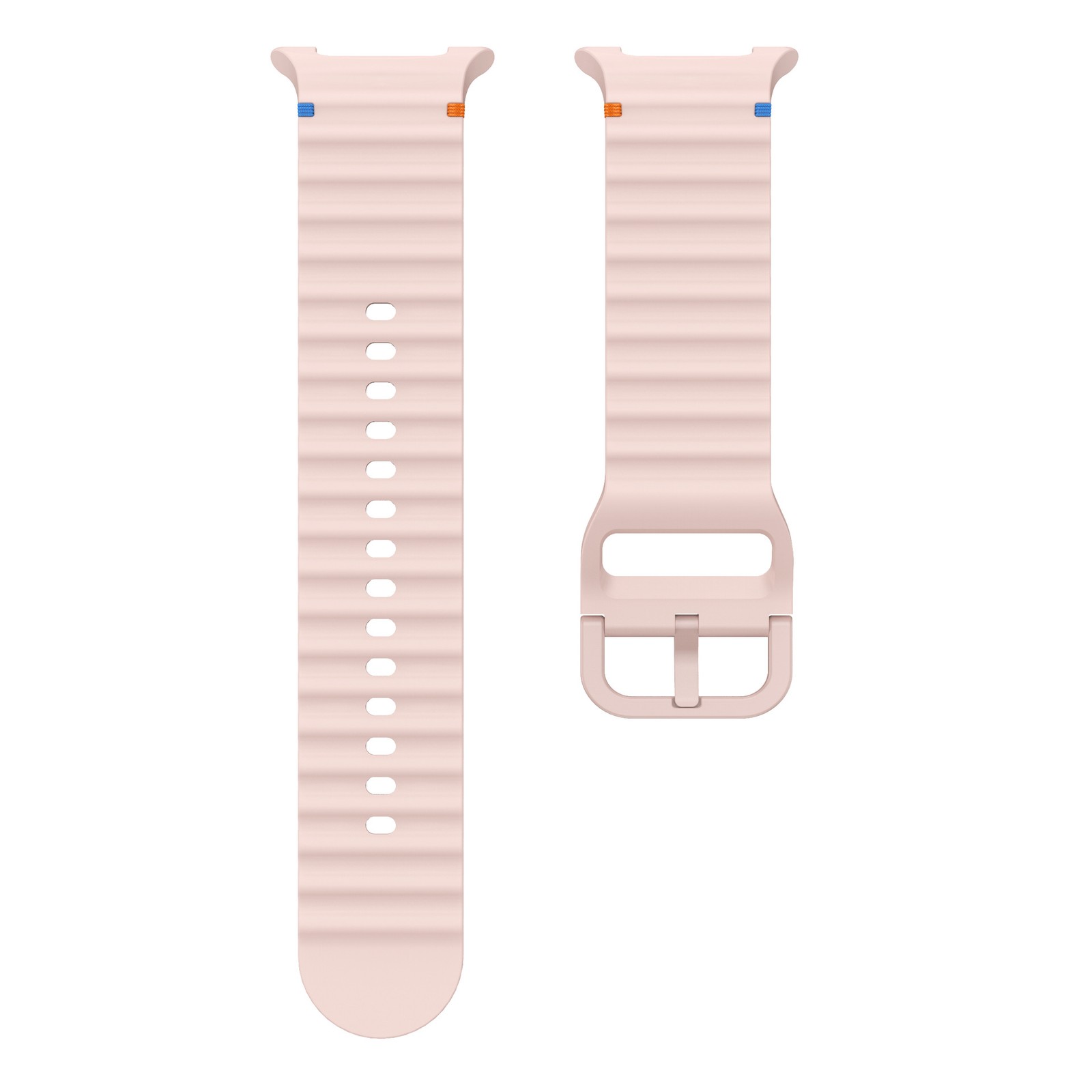 Wave Stitched Silicone Soft Band for Samsung Galaxy Watch 8 / Watch 8 Classic