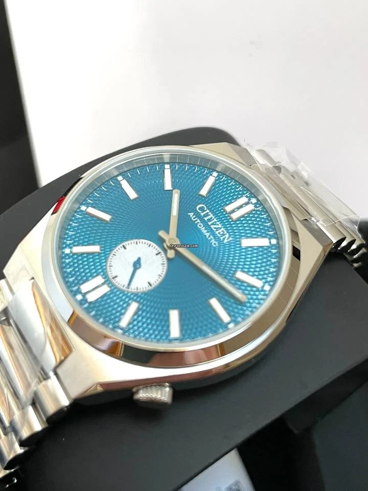 Citizen Tsuyosa NK501051L Mens Stainless Steel Blue Analog Dial Wristwatch 40mm