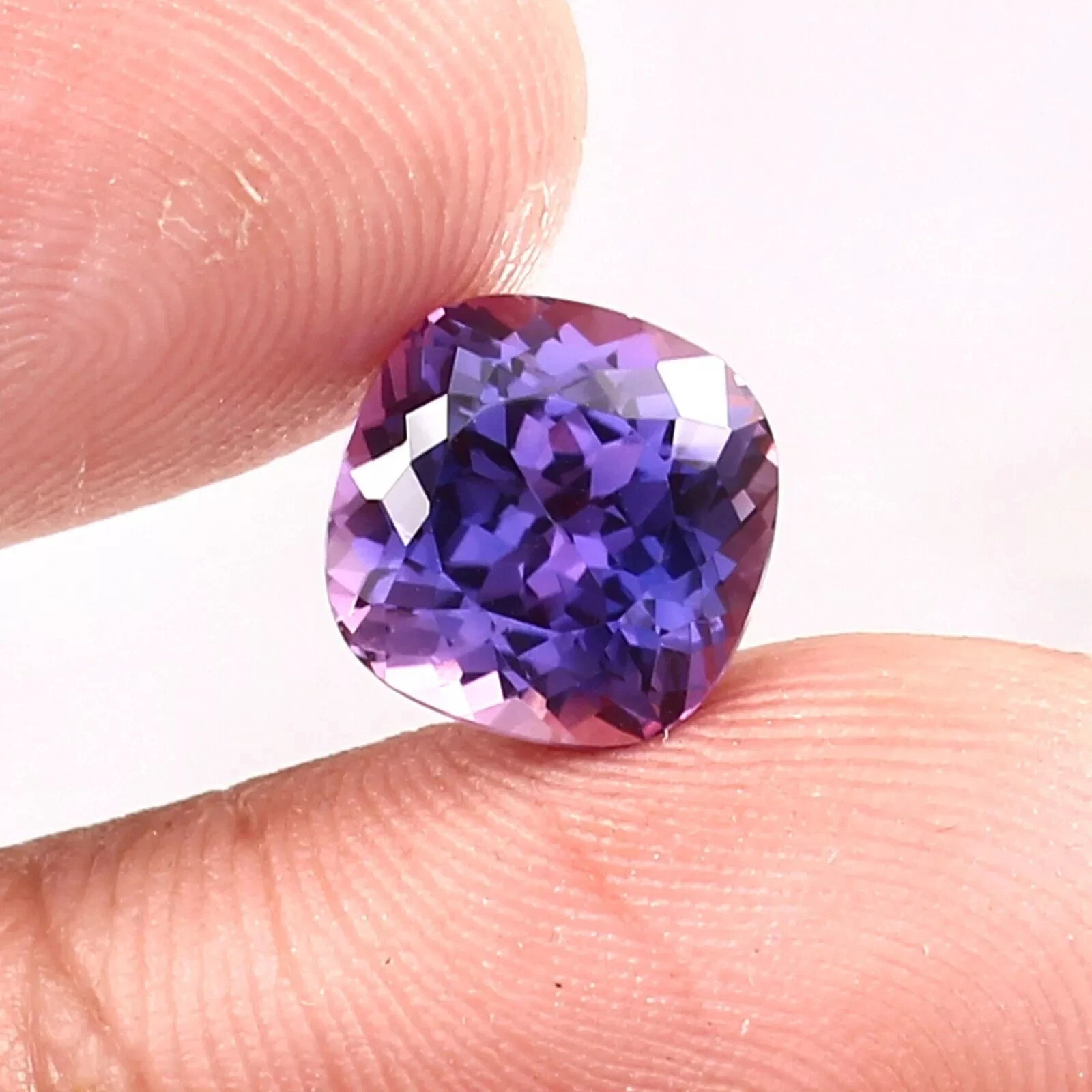 AAA Natural Ceylon Purple Pink Sapphire 9.50 Ct Cushion Cut Loose Gemstone