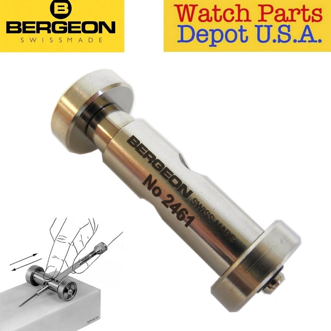 Bergeon 2461 Sharpener for Screwdriver Blades – SWISS MADE – BRAND NEW!