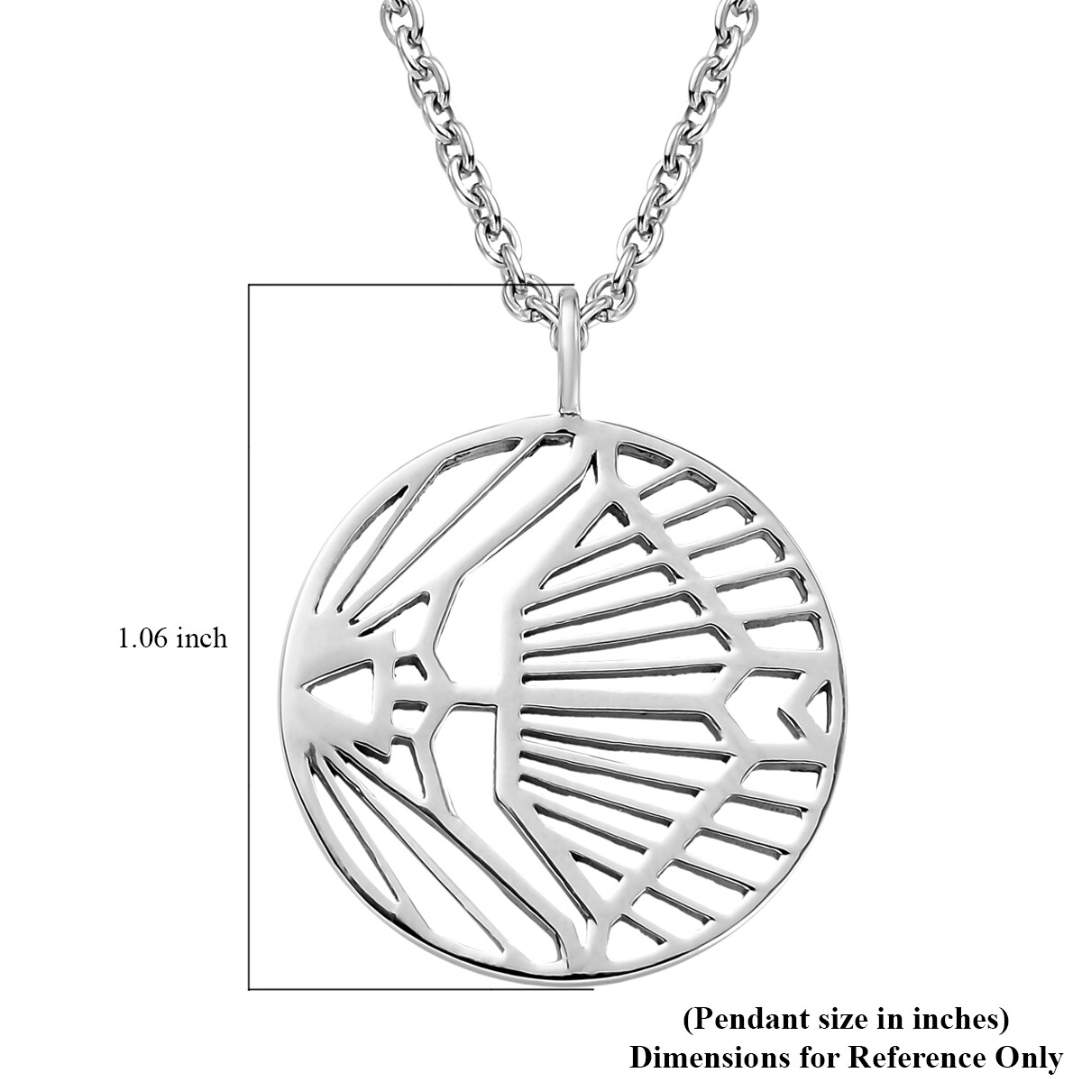 Sagittarius Zodiac Star Sign Pendant Necklace in 925 Sterling Silver 7.5 Grams