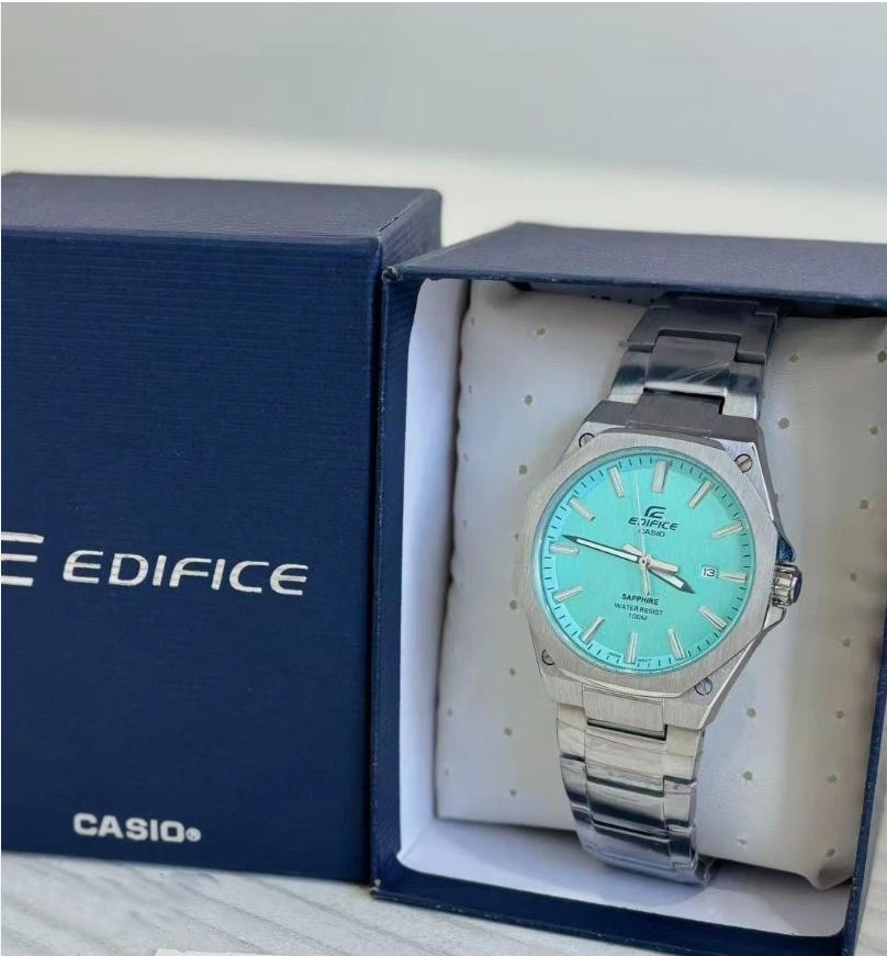 CASIO Edifce Sapphire crystal steel band Men’s watch EFR-S108D-2BV