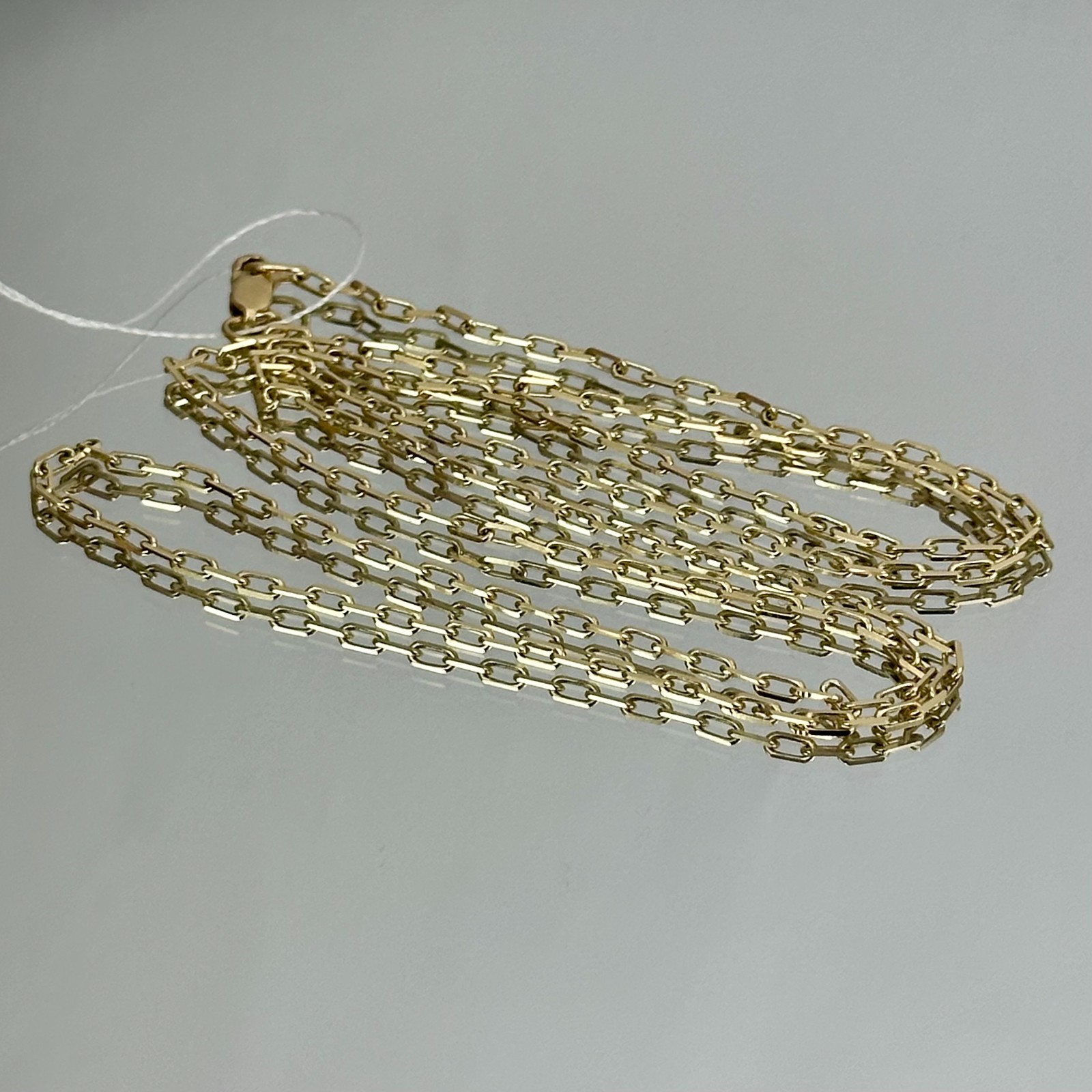 Vintage 14K 585 Yellow Gold Chain Original Tag 23.62 in 5,46 g. Full Weight