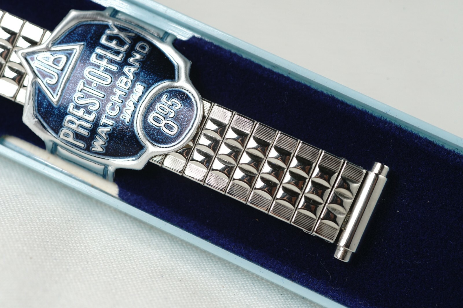 JB Champion Prest-o-Flex Expansion Watch Bracelet Stainless Steel 14mm-11mm Ends