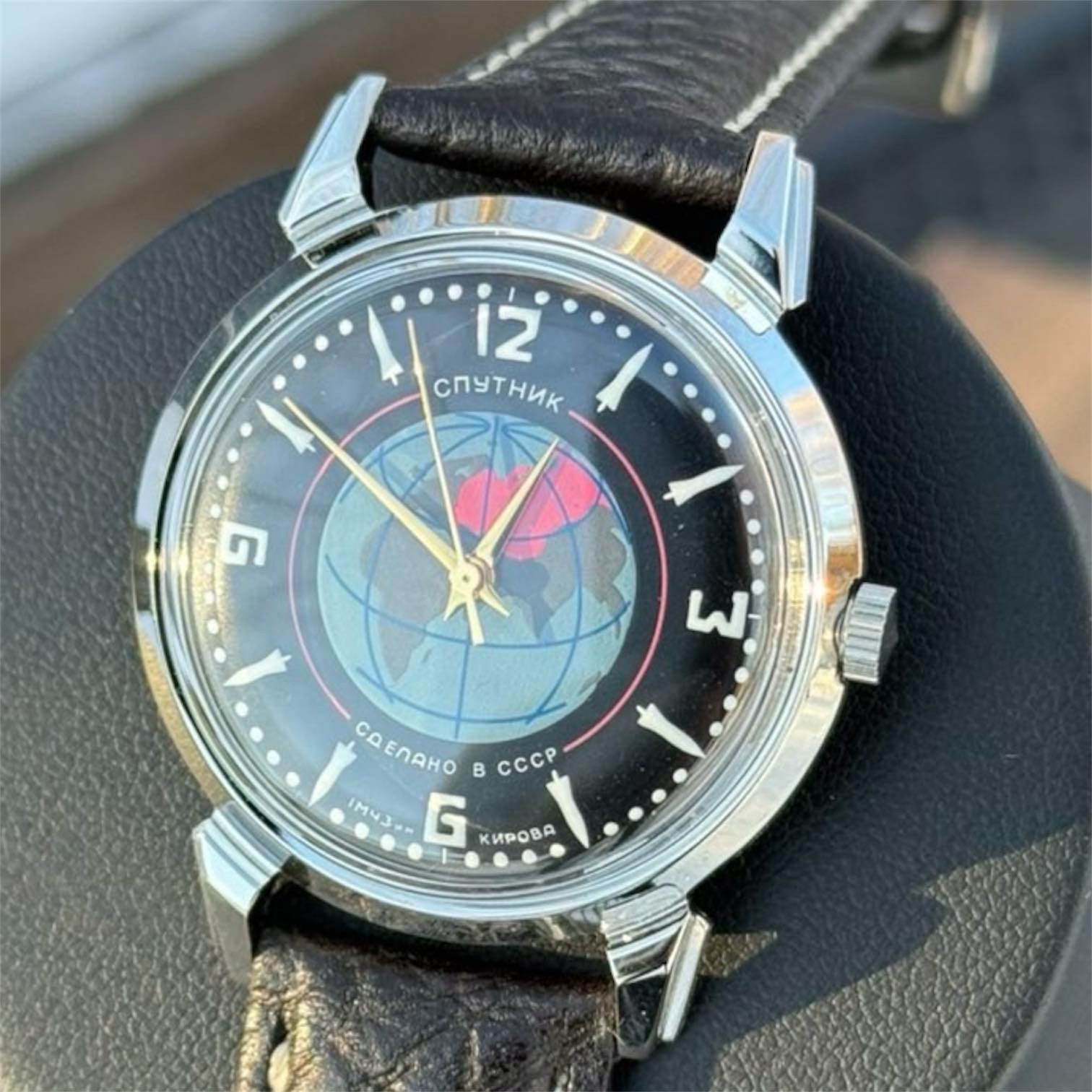 Watch Sputnik Mechanical Kirova Raketa Vintage Soviet USSR Russian Men’s Wrist